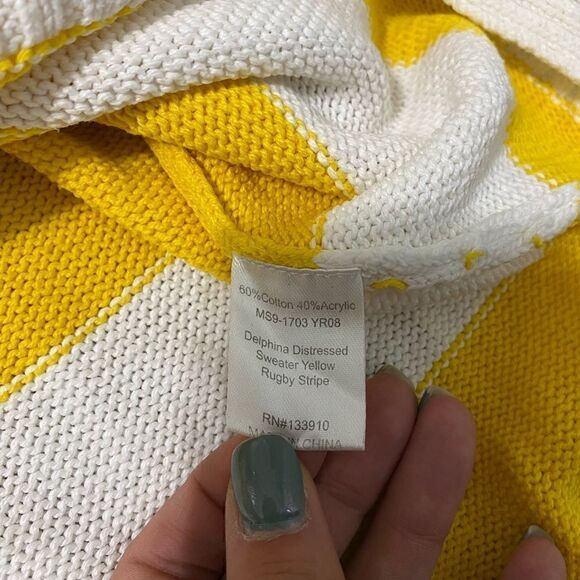 Mumu Delphina Distressed Sweater Destroyed S - Picture 9 of 9